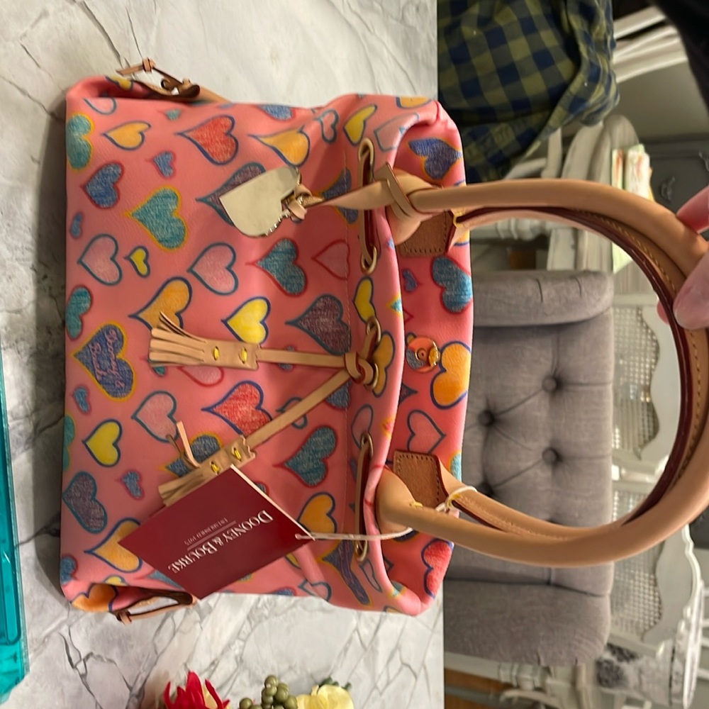 Dooney & Bourke Pink Hearts Purse